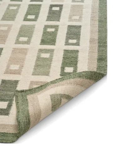 Röllakan Fyrbo rug - Green, 170x230 cm - Classic Collection