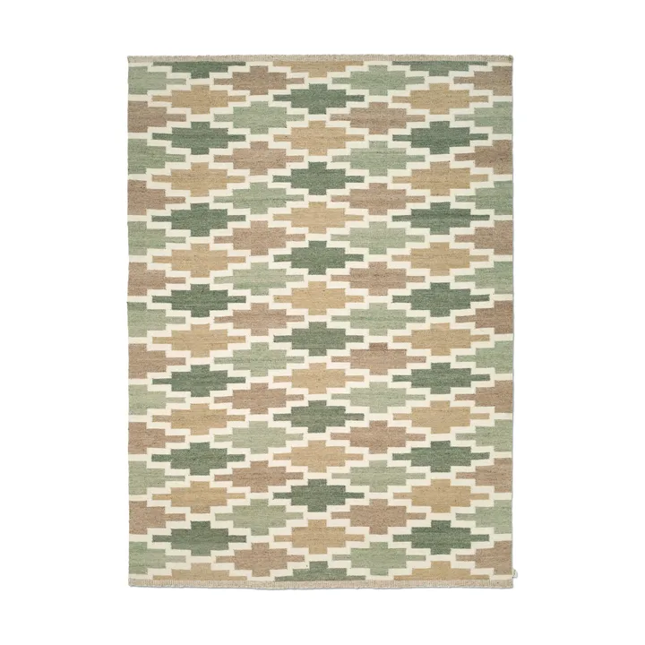 Röllakan Korsnäs rug - Green beige, 250x350 cm - Classic Collection