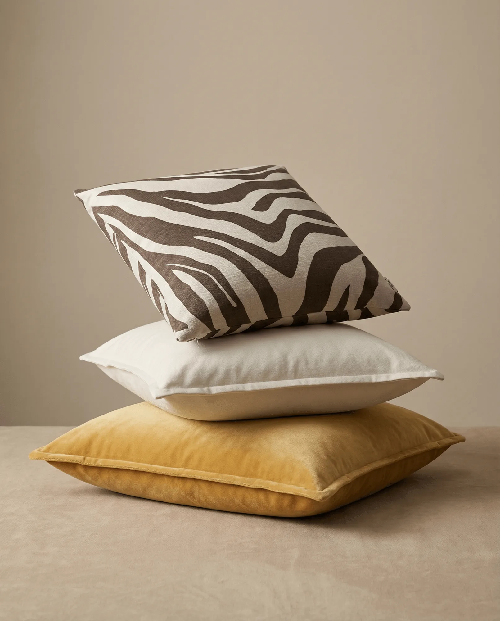 Savannah cushion cover, Brown-off white, 50x50 cm Classic Collection
