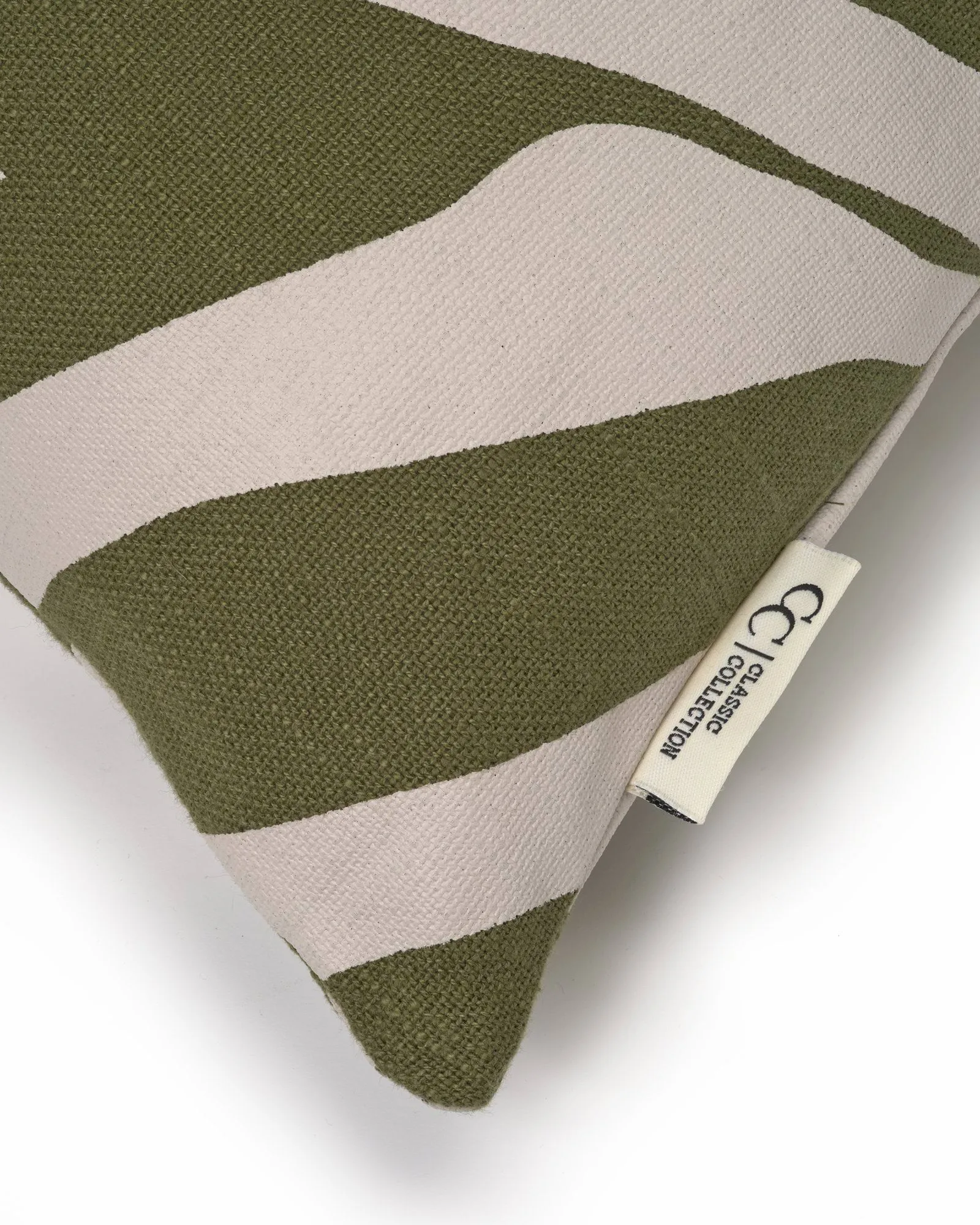 Savannah cushion cover, Green-off white, 50x50 cm Classic Collection