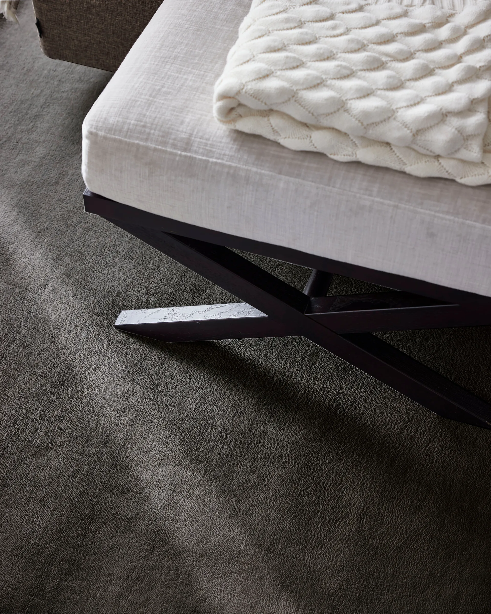 Solid rug, Charcoal, 170x230 cm Classic Collection