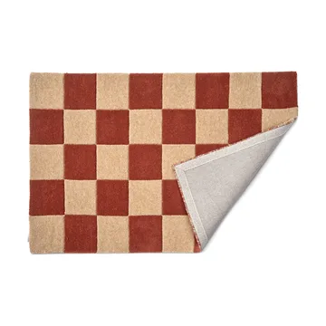 Square doormat - Terracotta-natural, 85x130 cm - Classic Collection