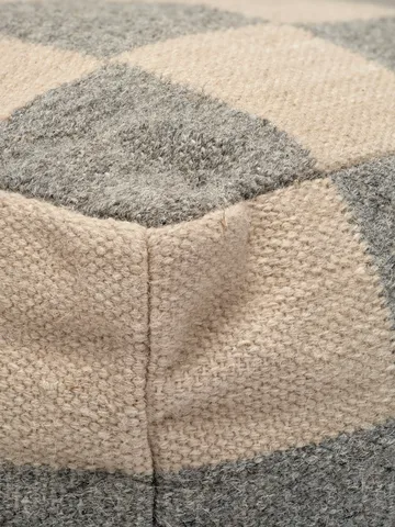 Square pouf 50x50 cm - Grey-natural - Classic Collection