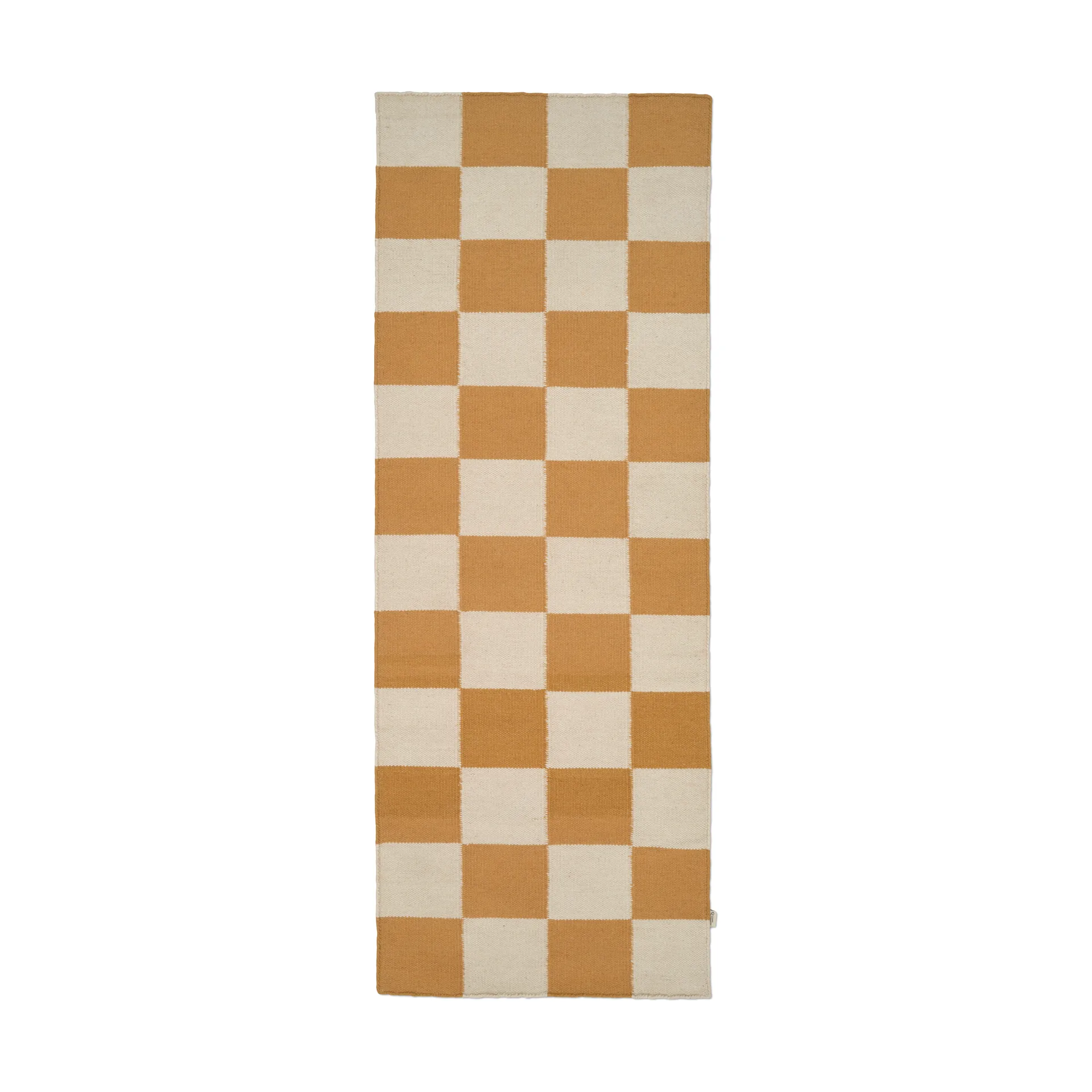Square runner rug, White-yellow, 80x240 cm Classic Collection