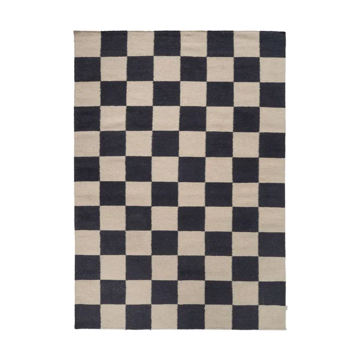 Squares rug - Black-beige, 200x300 cm - Classic Collection