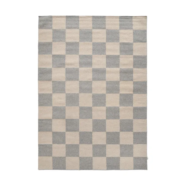 Squares rug - Grey-beige, 200x300 cm - Classic Collection