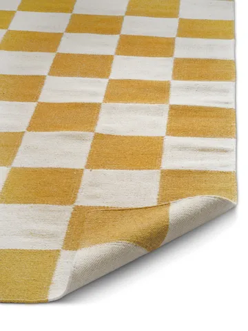 Squares rug - White-yellow, 200x300 cm - Classic Collection
