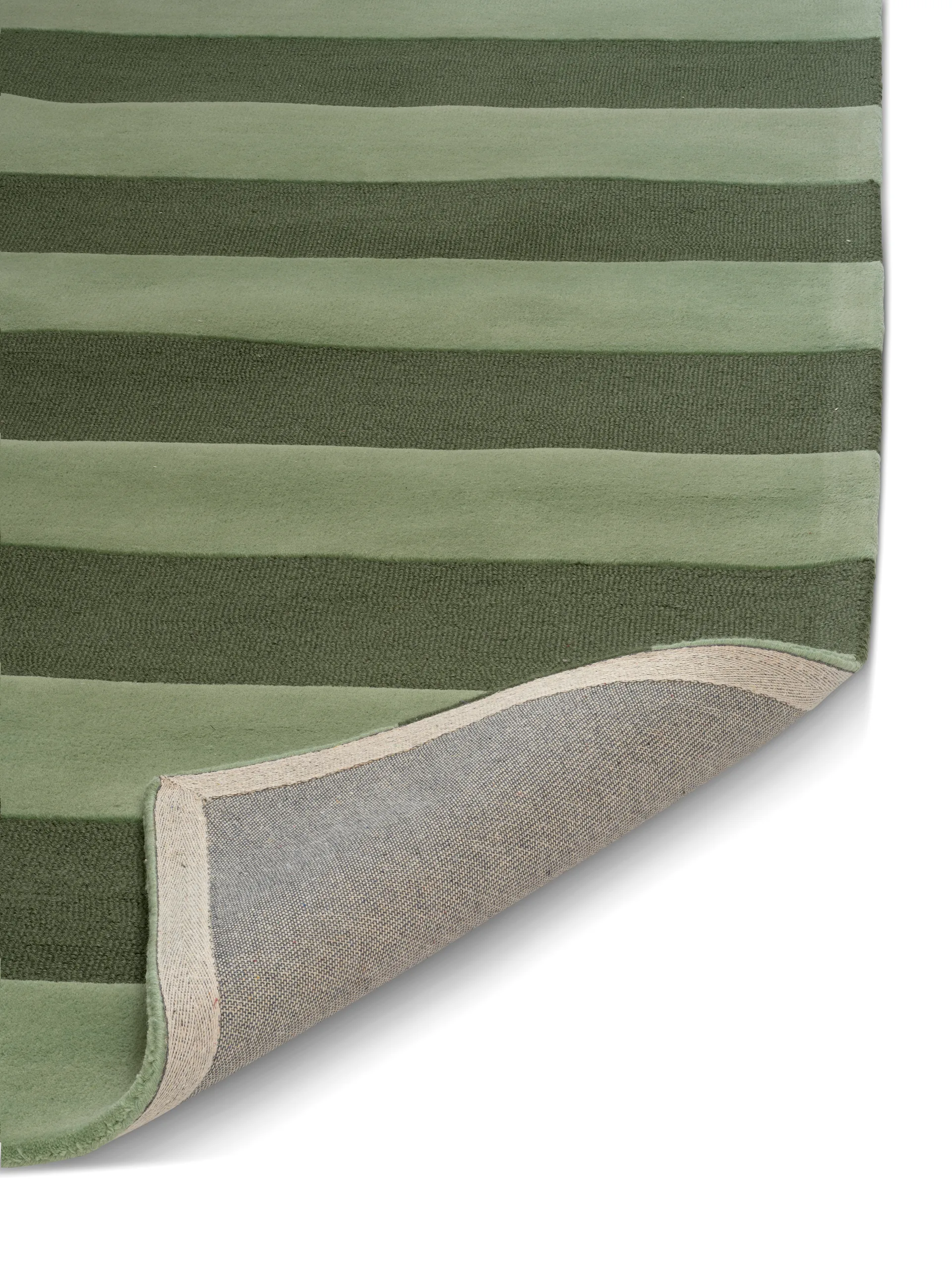 Stripe Boucle rug, Green, 170x230 cm Classic Collection