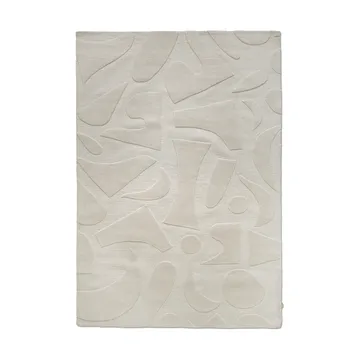 Vivid wool rug 200x300 cm - White - Classic Collection