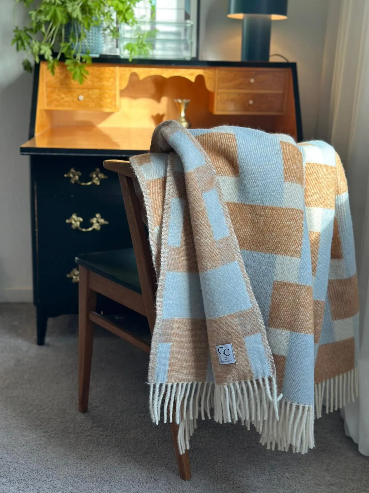 Weave throw 130x180 cm, Brown Classic Collection