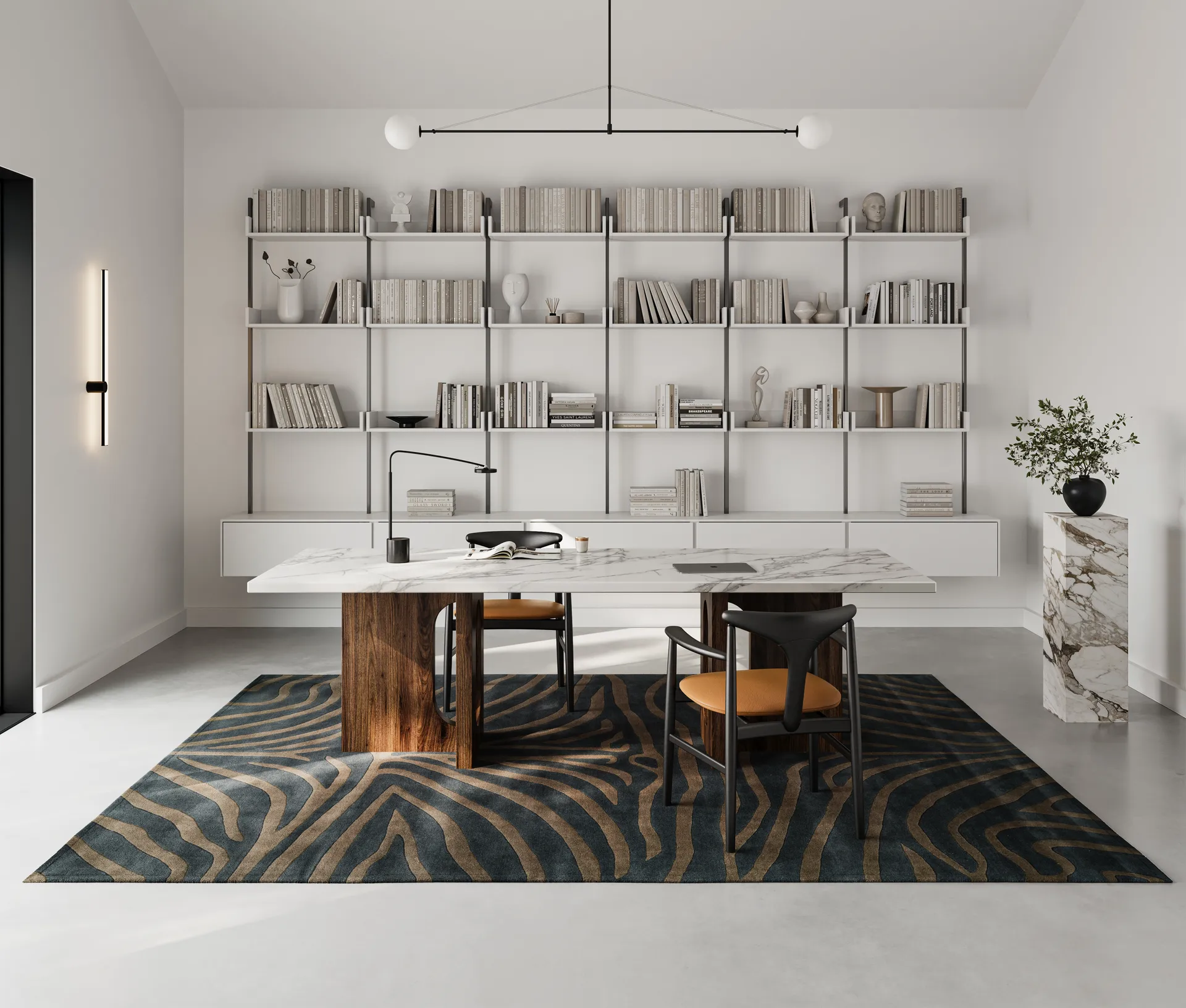 Zebra rug 250x350 cm, Horizon, 250x350 cm Classic Collection