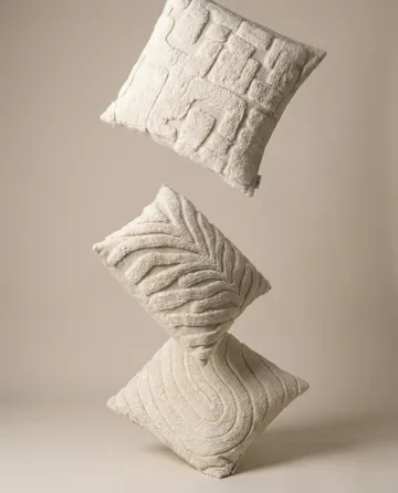 Zebra Tuft cushion cover - Off white, 50x50 cm - Classic Collection