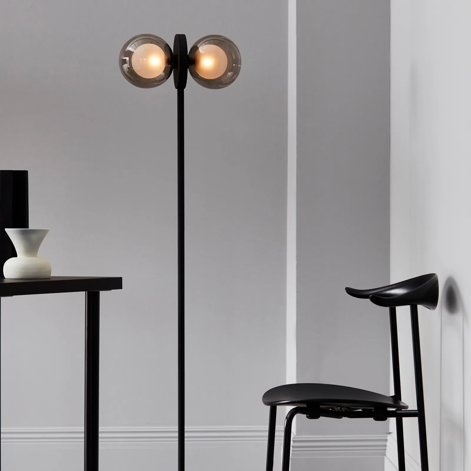 Discus 143 floor lamp, Black CO Bankeryd