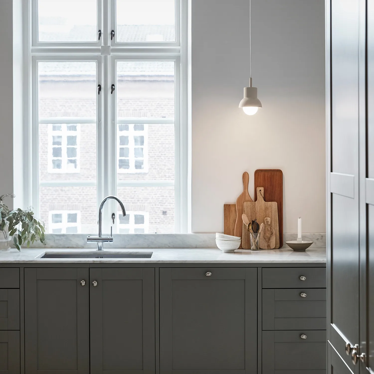 Down 15 pendant light, Light beige CO Bankeryd