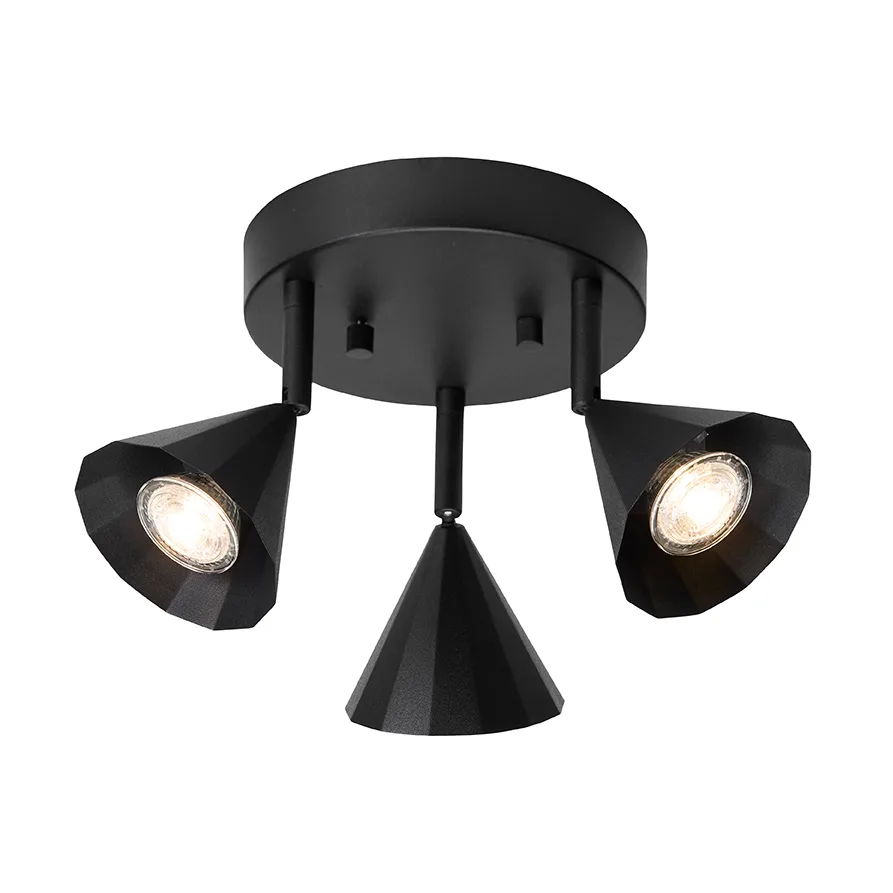 Rain 18 ceiling spotlight, Black CO Bankeryd