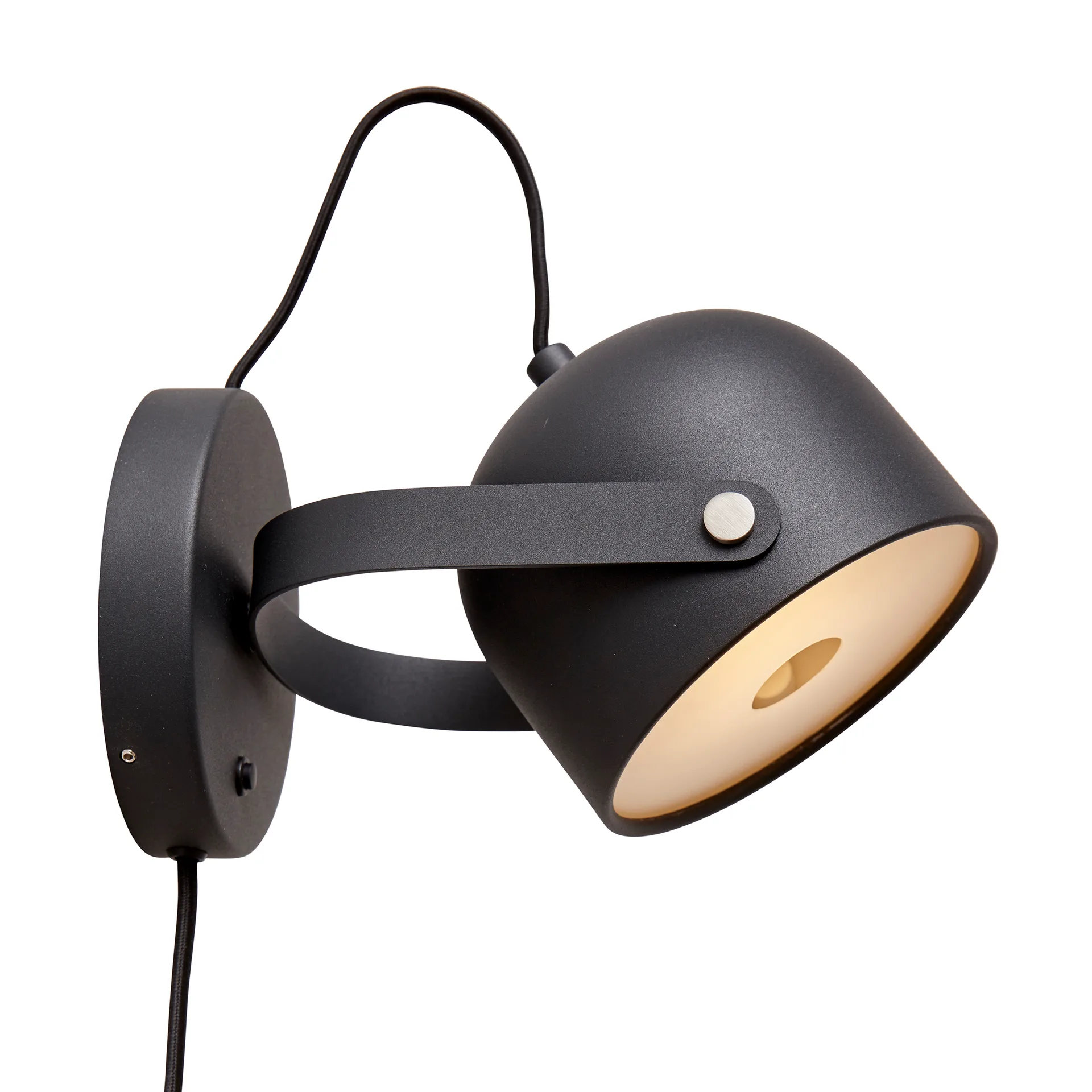 Svejk 13 wall lamp, black-nickel CO Bankeryd