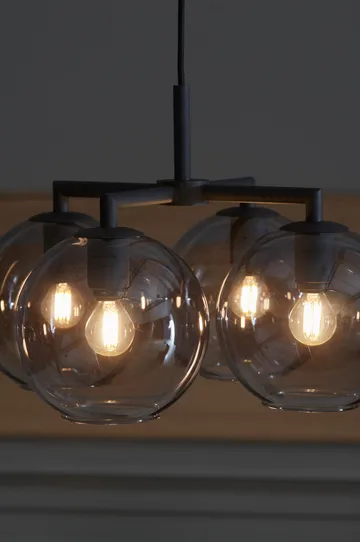 Ture pendant lamp 30 cm - Black-smoke coloured glass - CO Bankeryd