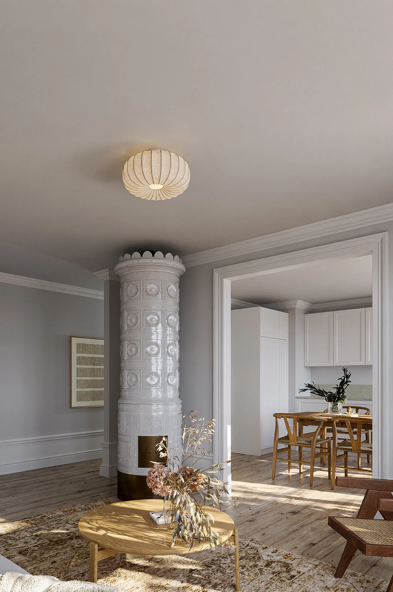 Uni 40 ceiling light, White CO Bankeryd