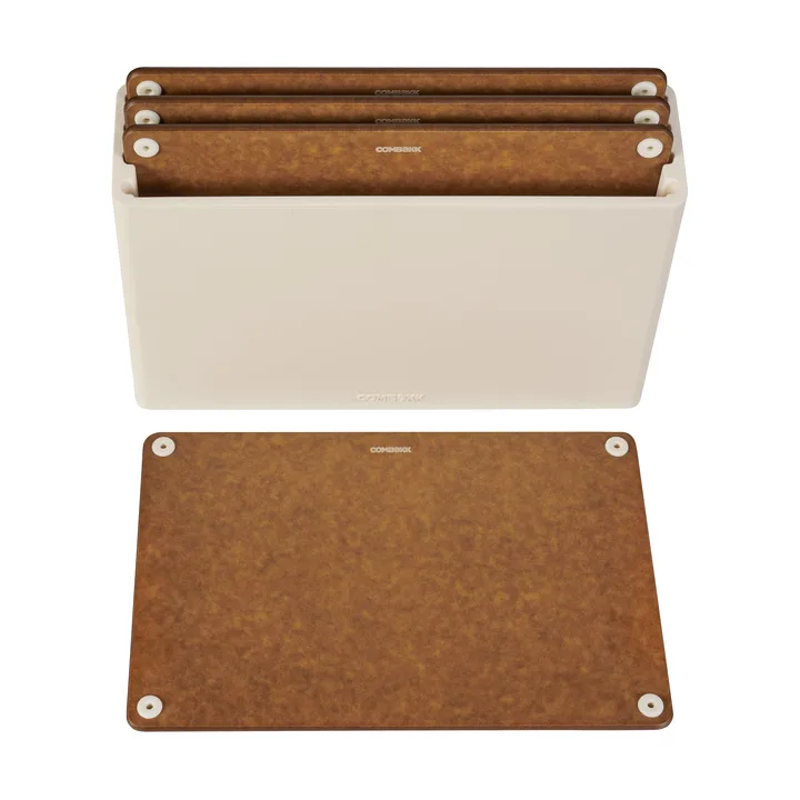Combekk cutting board 5-piece set - Sand-brown - Combekk