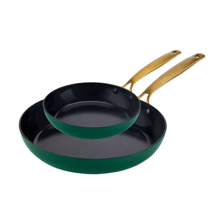 Combekk Element frying pan set, 2-piece - Holly Green - Combekk