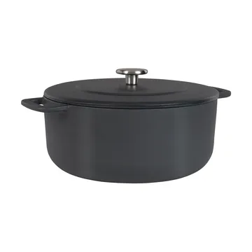 Combekk Enameled cast iron casserole Ø24 cm - Black - Combekk