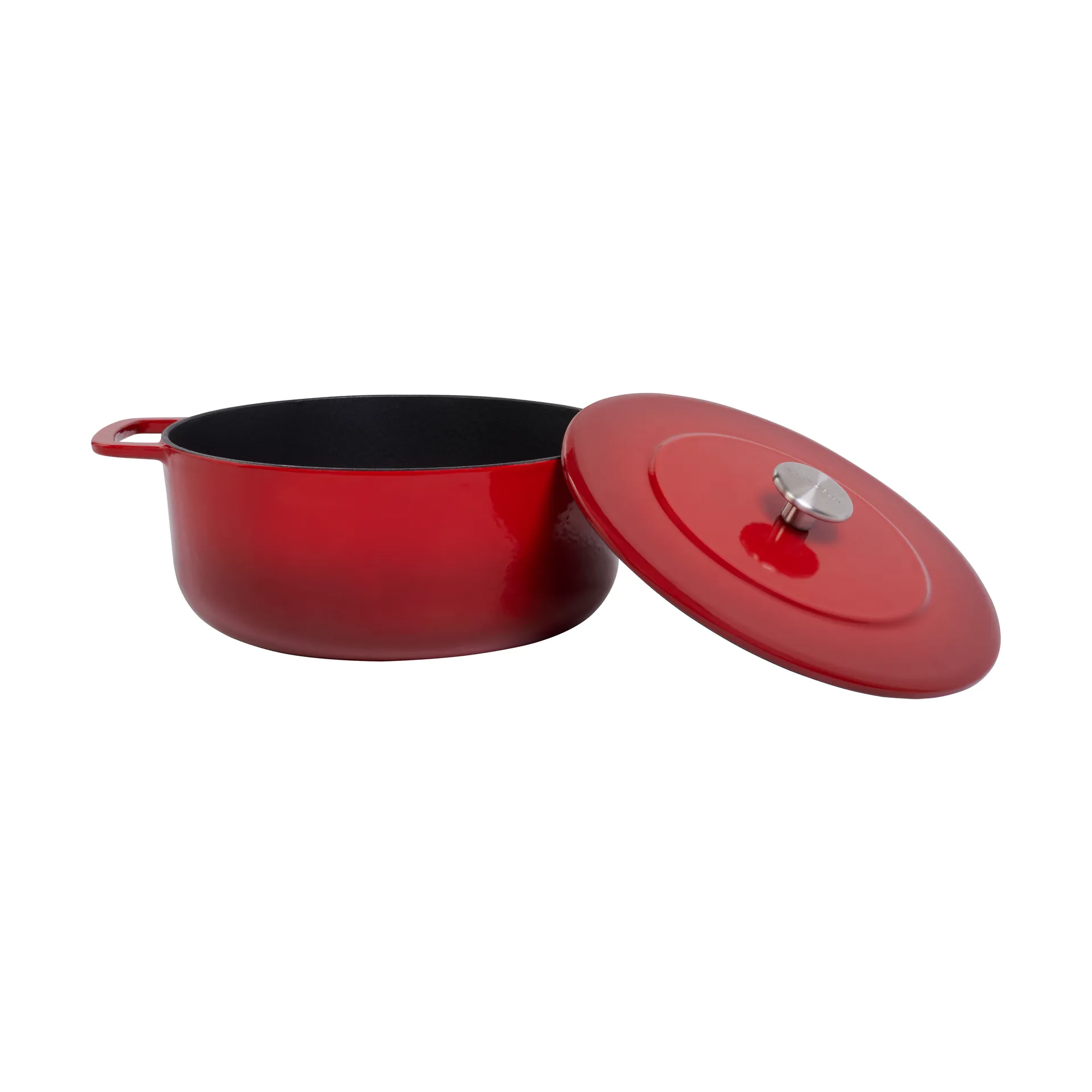 Combekk Enameled cast iron casserole Ø24 cm, Cherry Combekk
