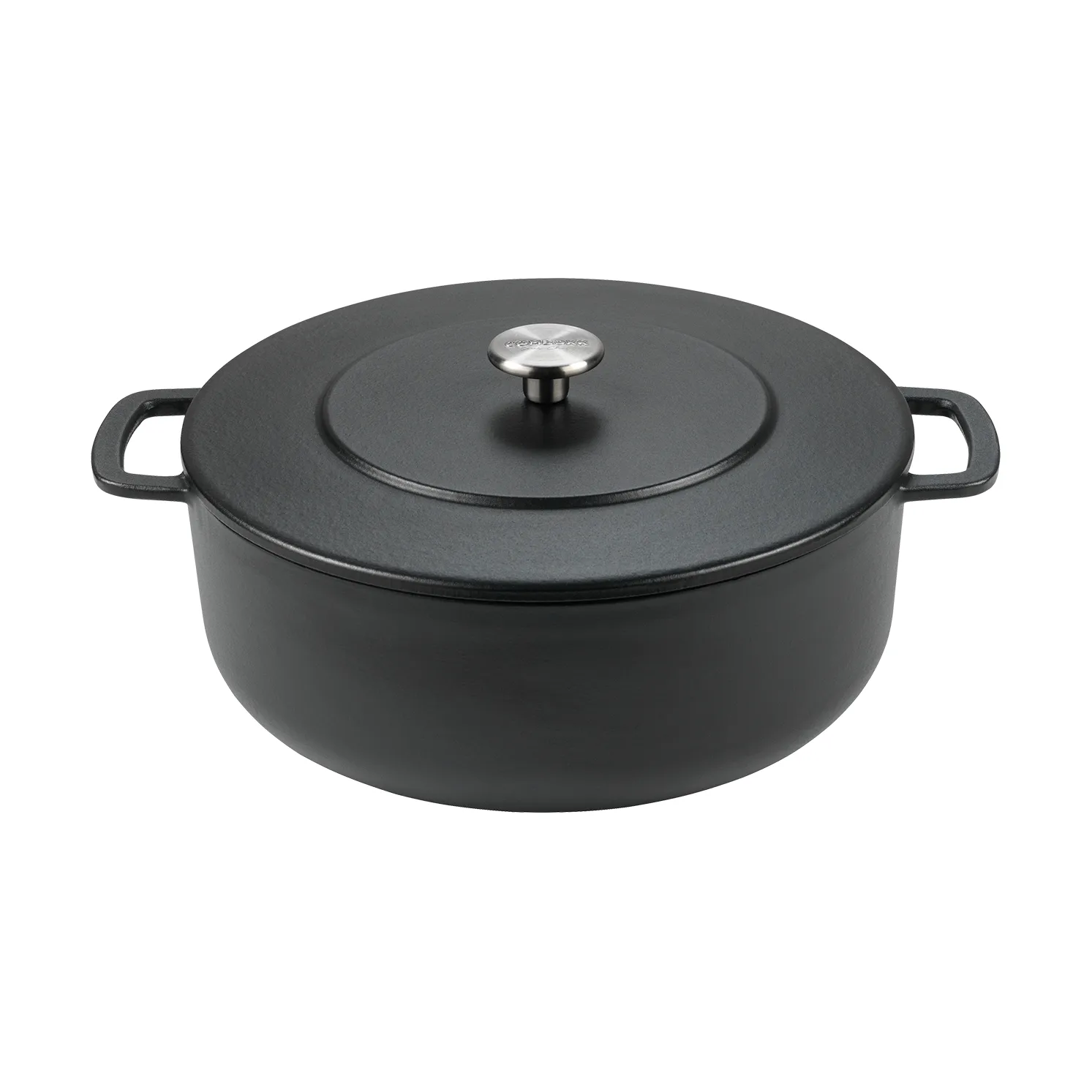 Combekk Enameled cast iron casserole Ø28 cm, Black Combekk