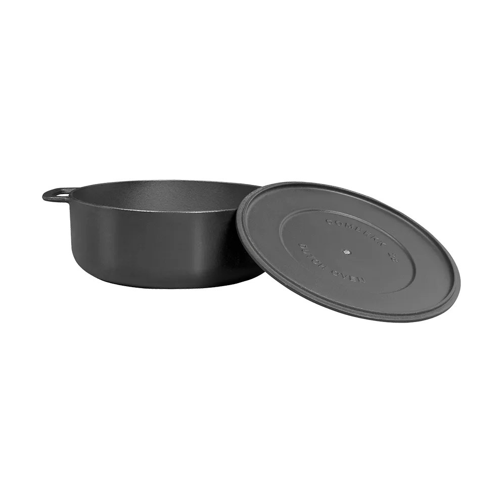 Combekk Enameled cast iron casserole Ø28 cm, Black Combekk