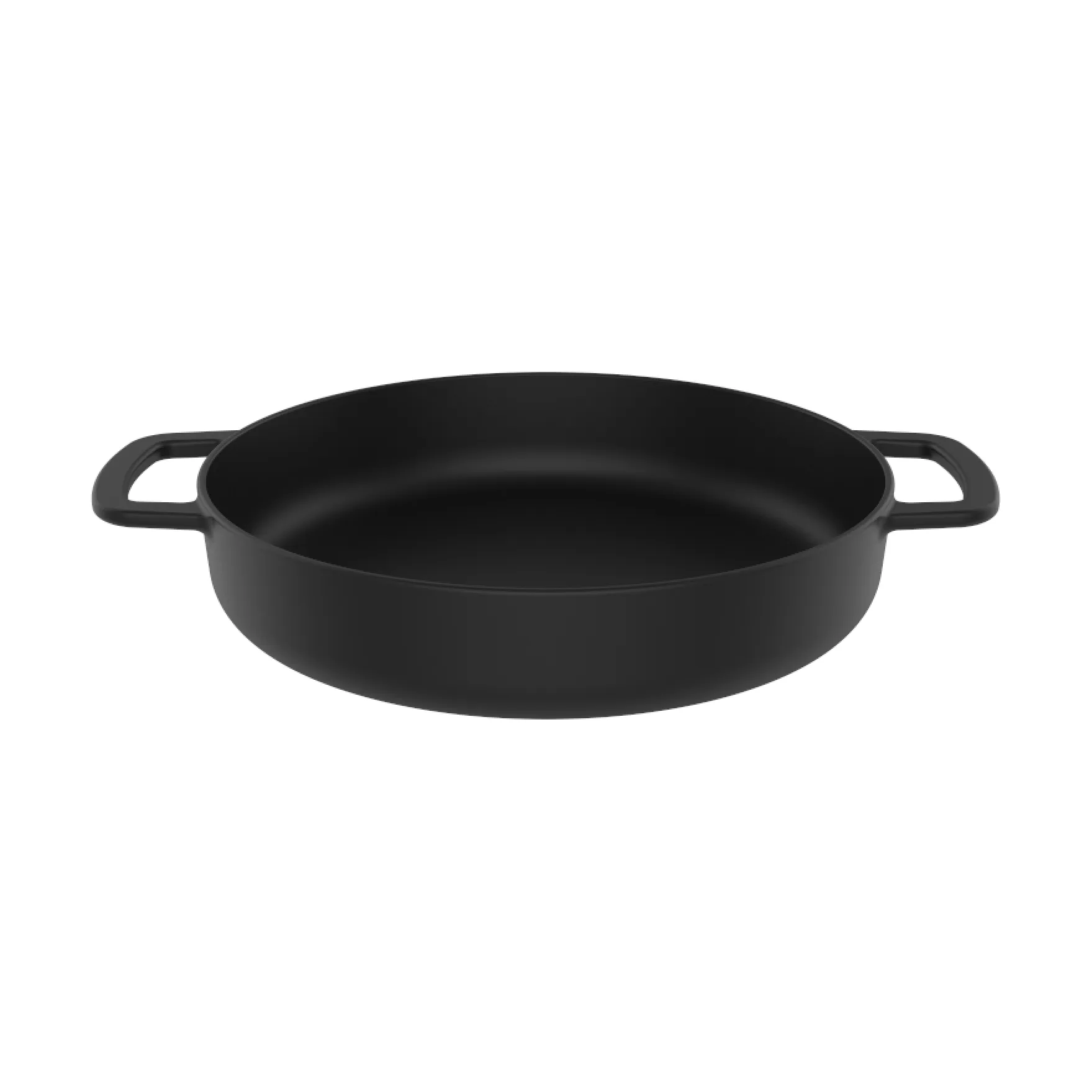 Combekk Enameled cast iron frying pan Ø24 cm, Black Combekk