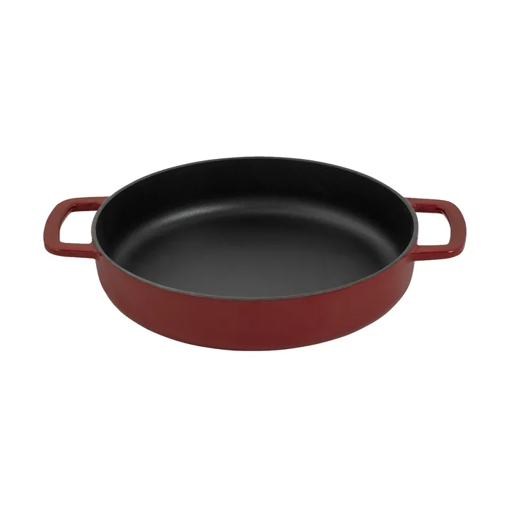 Combekk Enameled cast iron frying pan Ø24 cm - Bordeaux - Combekk