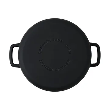 Combekk Enameled cast iron frying pan Ø28 cm - Matt Black - Combekk