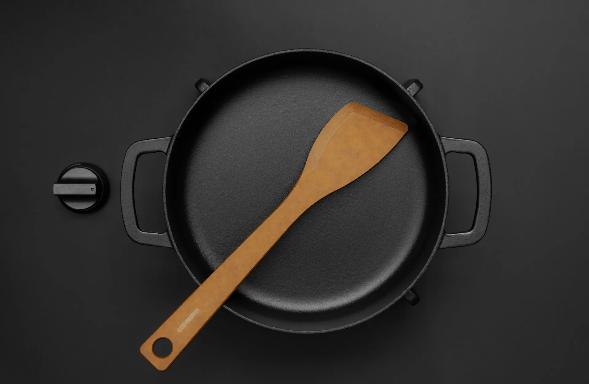 Combekk spatula wood fiber, Brown Combekk
