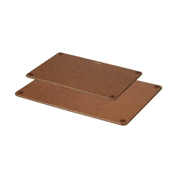 Combekk wooden cutting board 2-piece set - Brown - Combekk