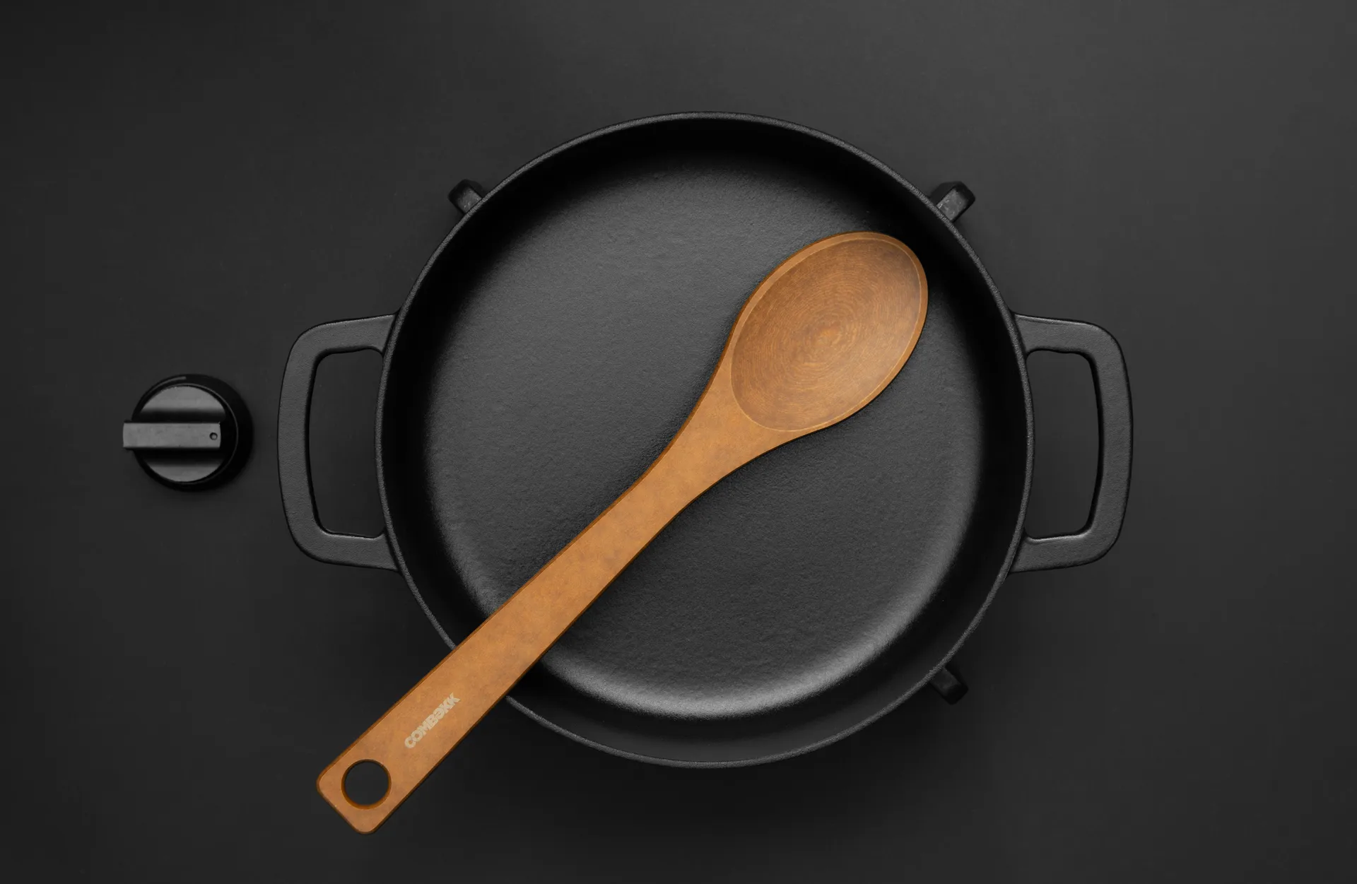 Combekk wooden spoon wood fiber, Brown Combekk