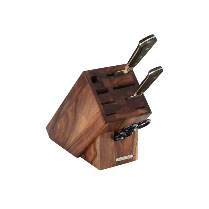 Continenta knife block 9 slots - Acacia - Continenta
