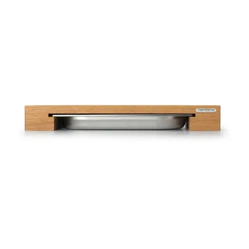 Cutting board oak with 1 tray - 27x39 cm - Continenta