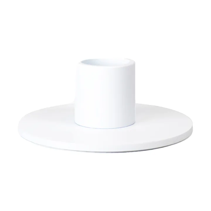 Cooee candle holder low 3 cm - White - Cooee Design
