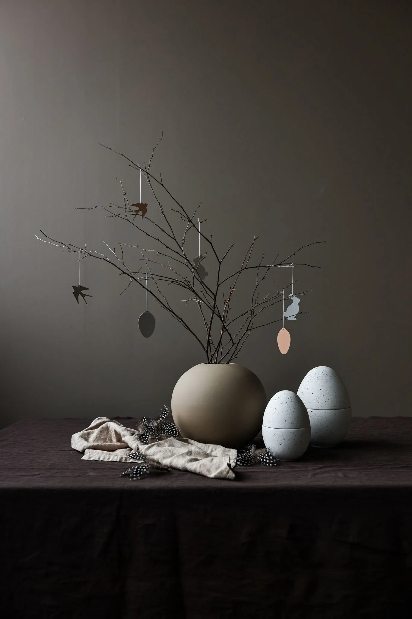 Easter Deco eggEaster decoration 4-pack, Cafe au lait Cooee Design