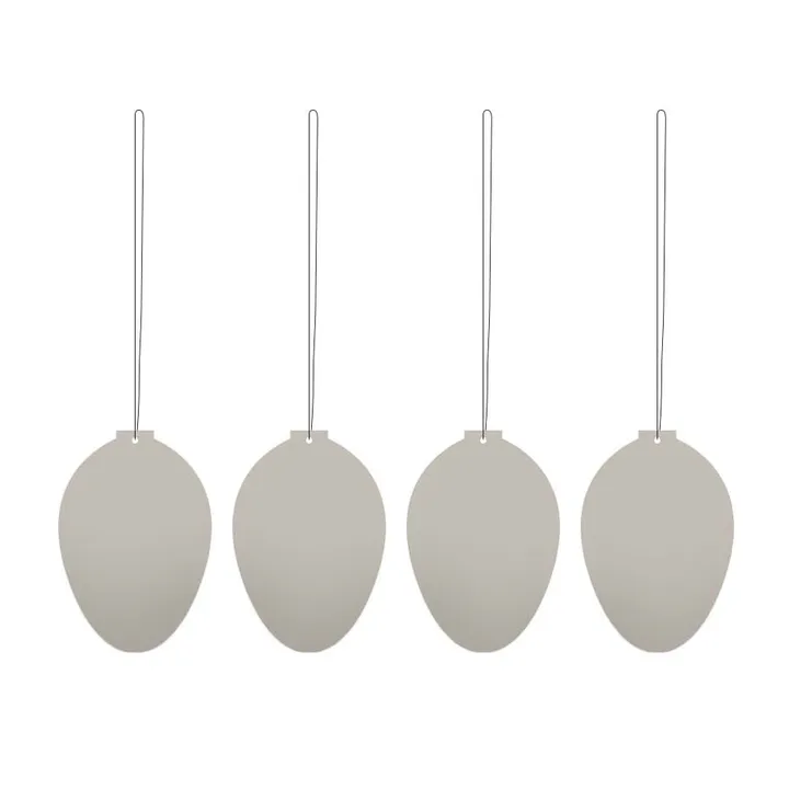 Easter Deco eggEaster decoration 4-pack - Sand - Cooee Design
