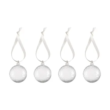 Gry Marble Christmas bauble Ø5 cm - Clear - Cooee Design
