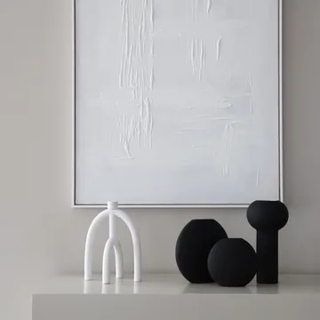 Pillar vase 24 cm - Black - Cooee Design