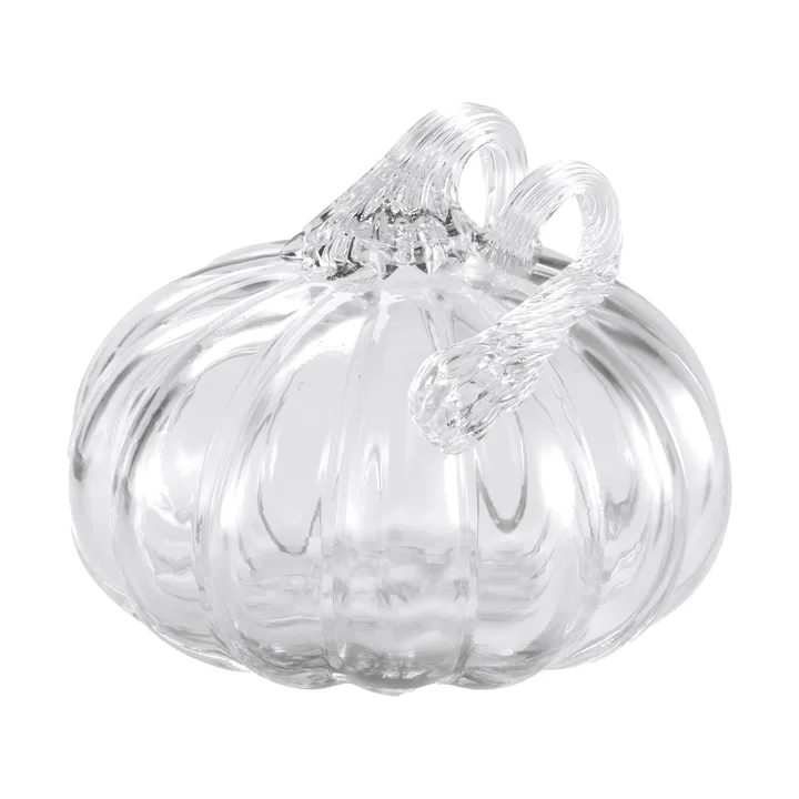 Pumpkin decoration 10 cm - Clear - Cooee Design
