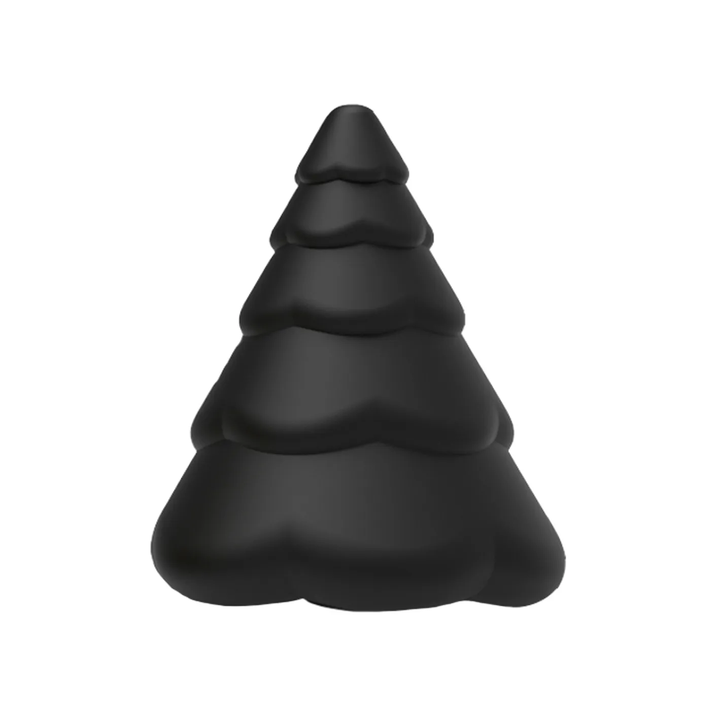 Snowy Christmas tree 20 cm, Black Cooee Design