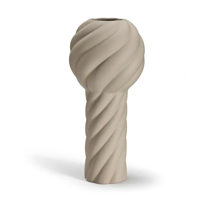Twist pillar vase 34 cm - Sand - Cooee Design
