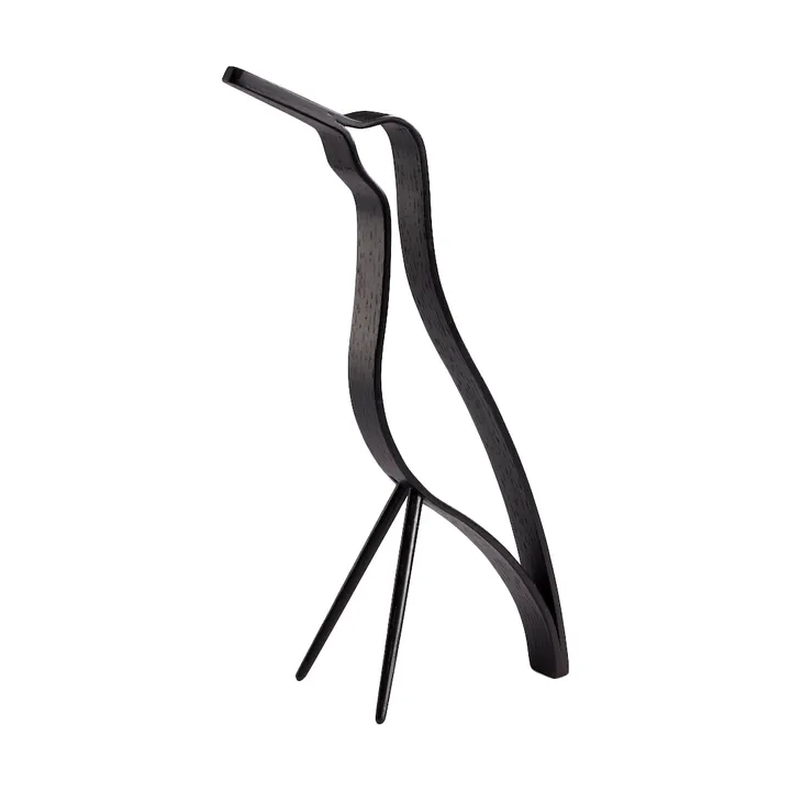 Woody Bird high 18 cm - Black stained oak - Cooee Design