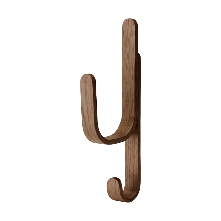 Woody hook One - Dark stained oak - Cooee Design
