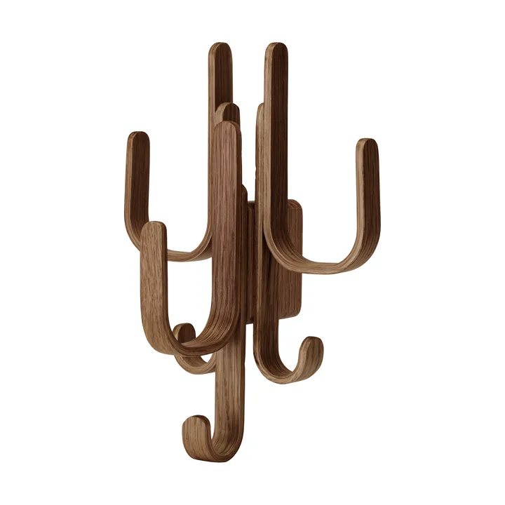 Woody hook Three - Dark stained oak - Cooee Design