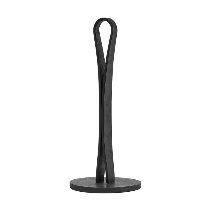 Woody paper towel holder - Black stained oak - Cooee Design
