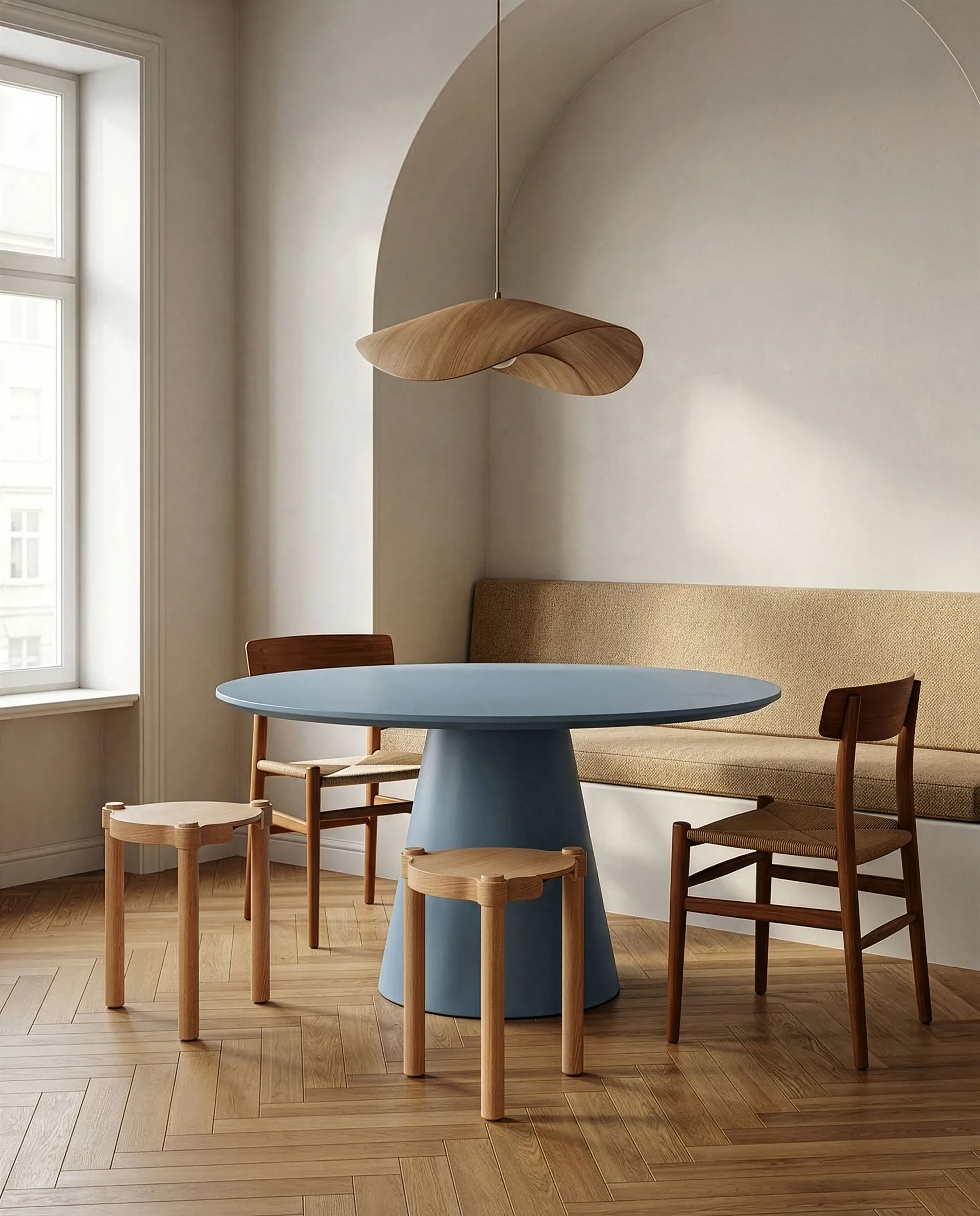 Woody stool, Oak Cooee Design