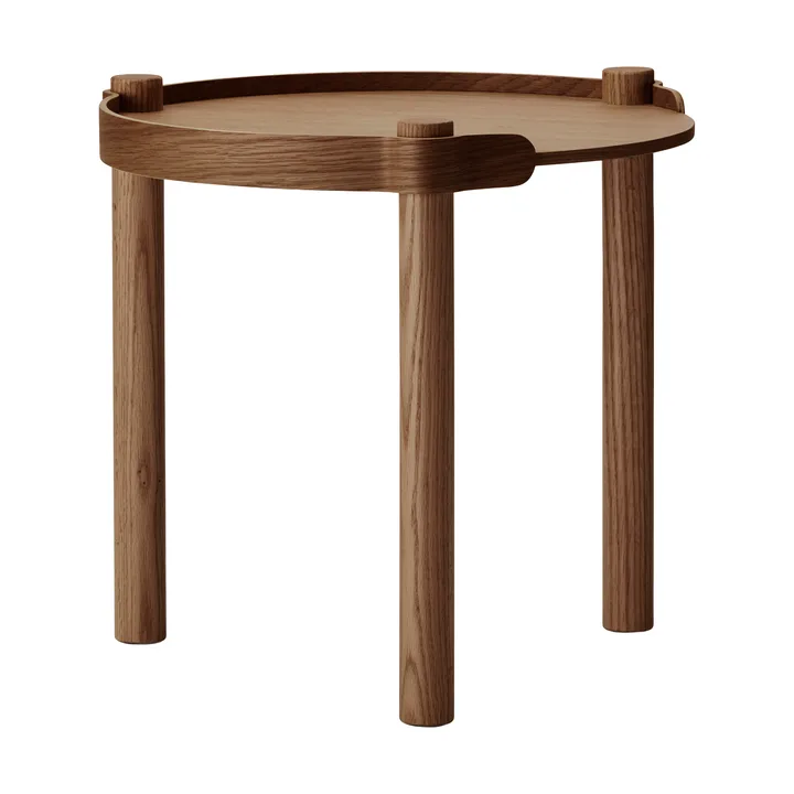 Woody table Ø45 cm - Dark stained oak - Cooee Design